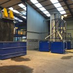 zigzag separator incorporated into plastic recycling plant