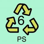 Plastic Recycle logo - Polystyrene