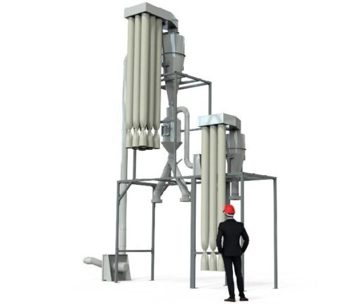 Granulate dust removal
