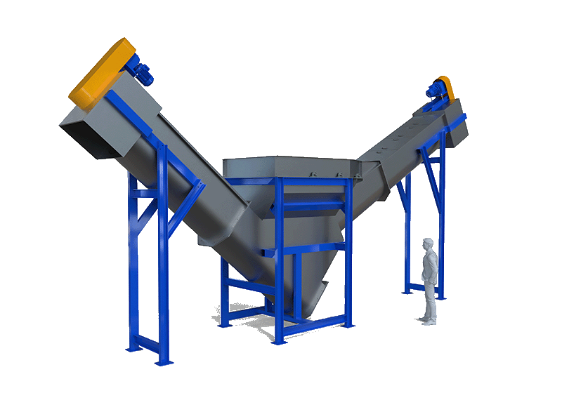 Sink float tank for recycling and separation